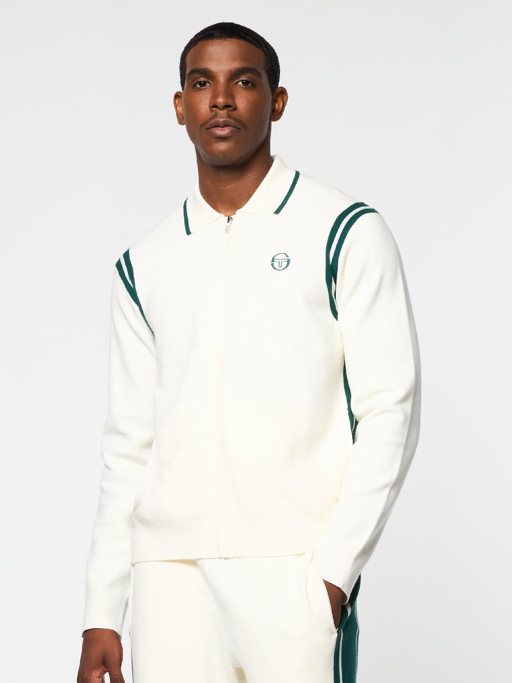 Egonlab X Sergio Tacchini Palla Track Jacket- Gardenia