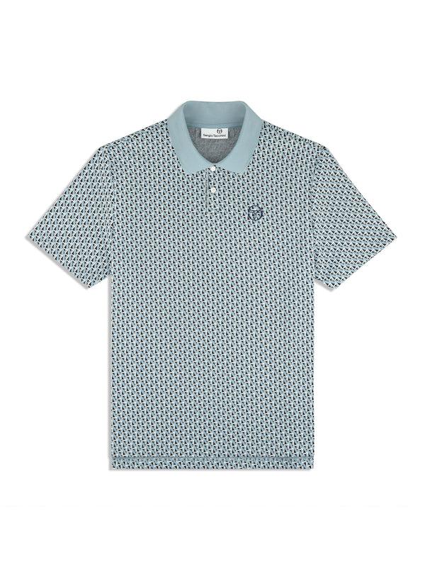 egonlab x sergio tacchini Paolo Knit Polo- Faded Denim