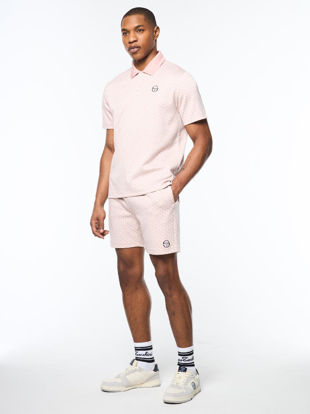 Egonlab X Sergio Tacchini Paolo Knit Polo- Pale Mauve