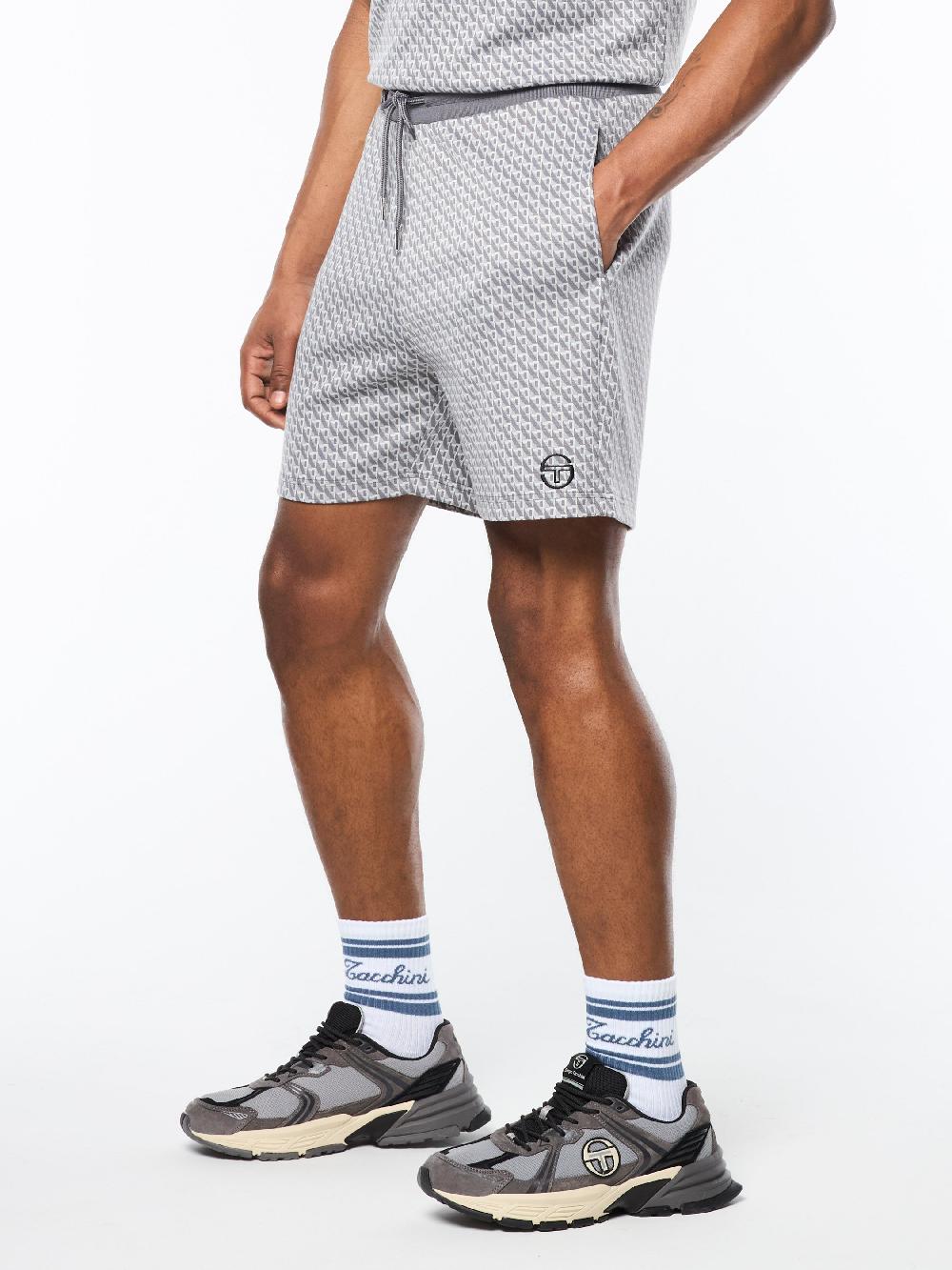 Egonlab X Sergio Tacchini Paolo Knit Shorts- Quiet Shade