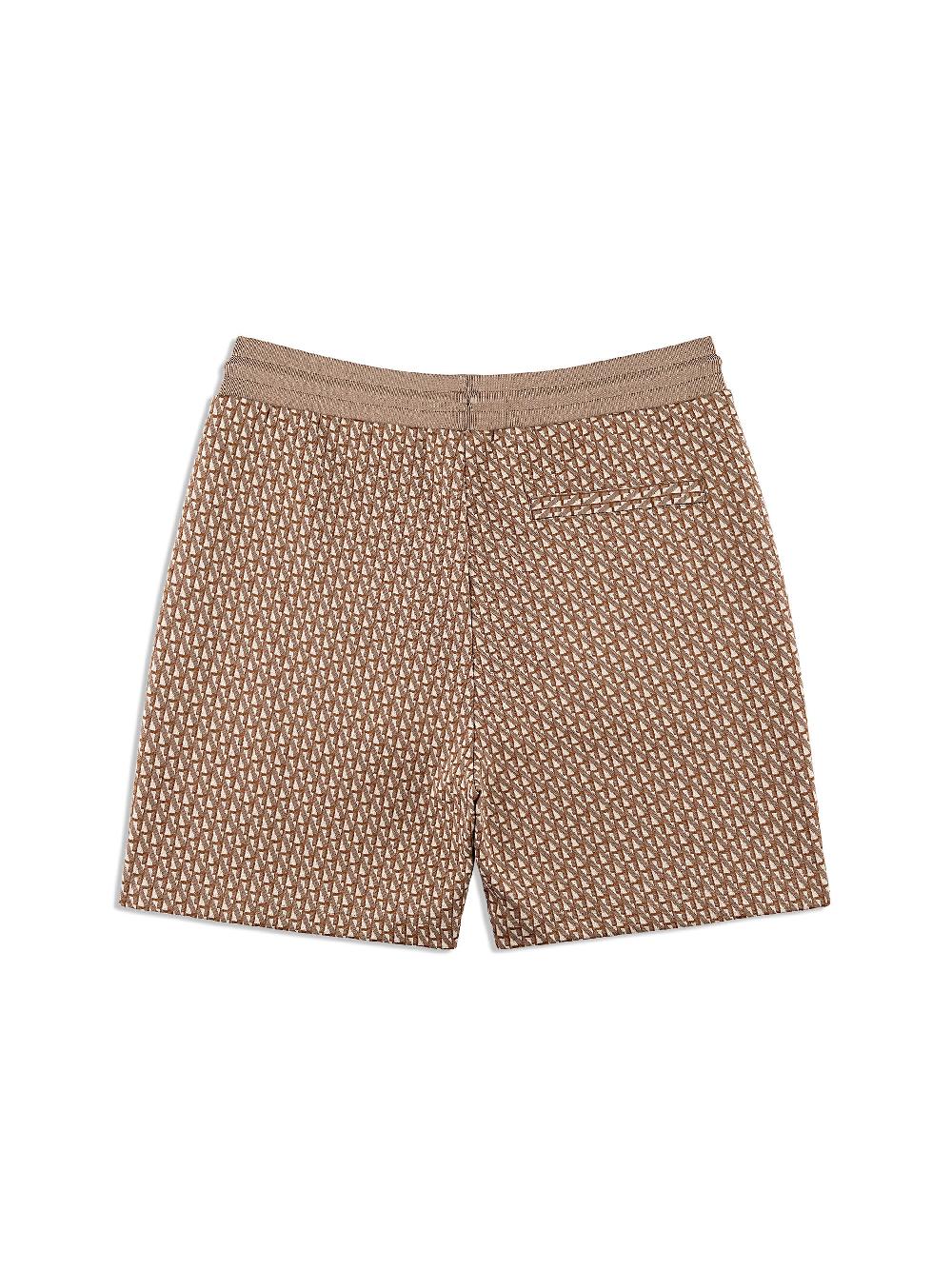 Egonlab X Sergio Tacchini Paolo Knit Shorts- Taupe Grey