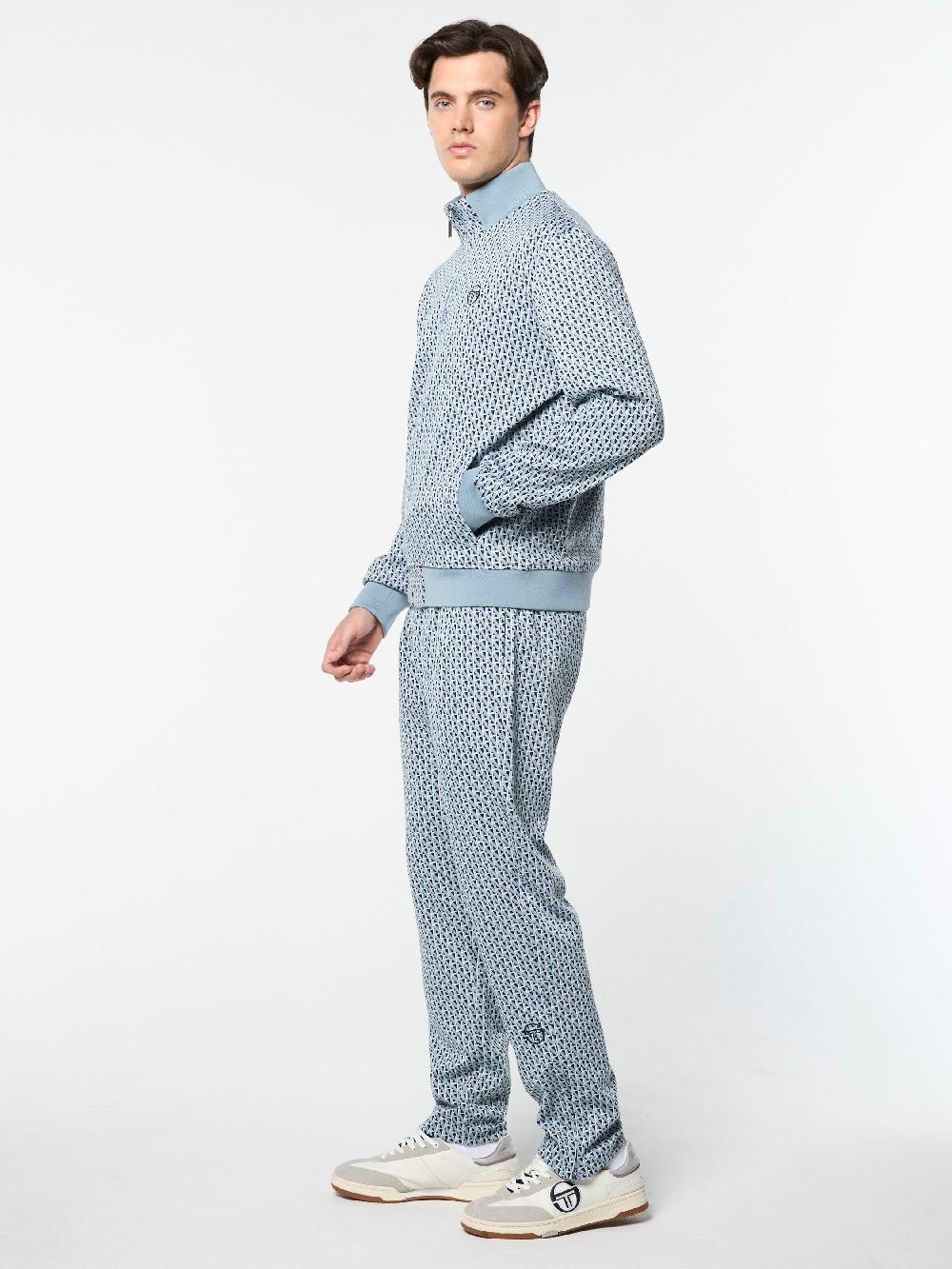 Egonlab X Sergio Tacchini Paolo Knit Track Jacket- Faded Denim