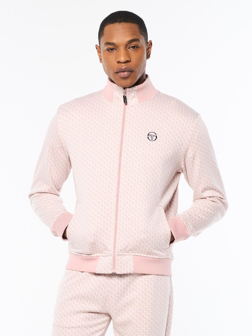 Egonlab X Sergio Tacchini Paolo Knit Track Jacket- Pale Mauve