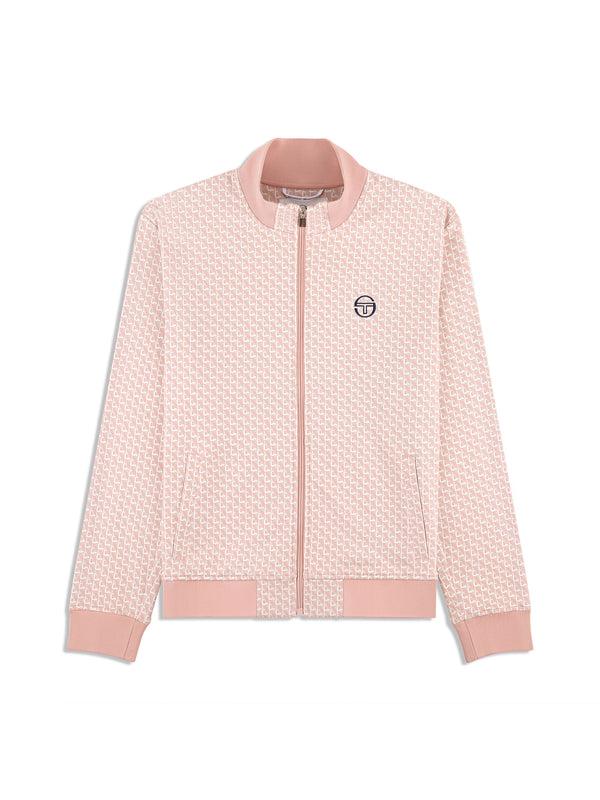 egonlab x sergio tacchini Paolo Knit Track Jacket- Pale Mauve