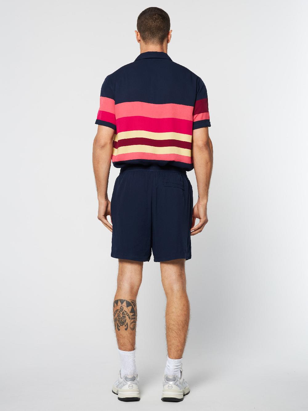 Egonlab X Sergio Tacchini Pennellata Short- Maritime Blue/ Multi