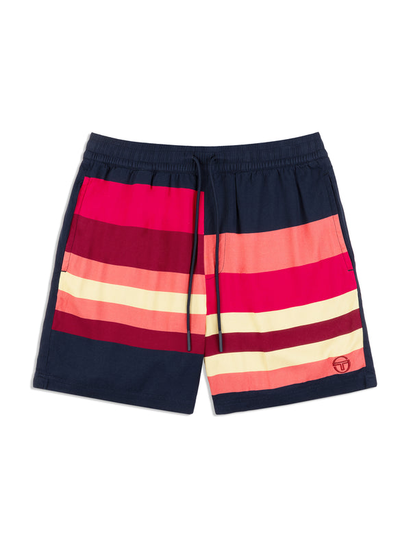 egonlab x sergio tacchini Pennellata Short- Maritime Blue/ Multi