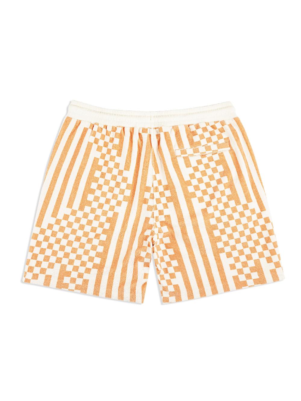 Egonlab X Sergio Tacchini Piastrella Terry Cabana Short- Canyon Sunset