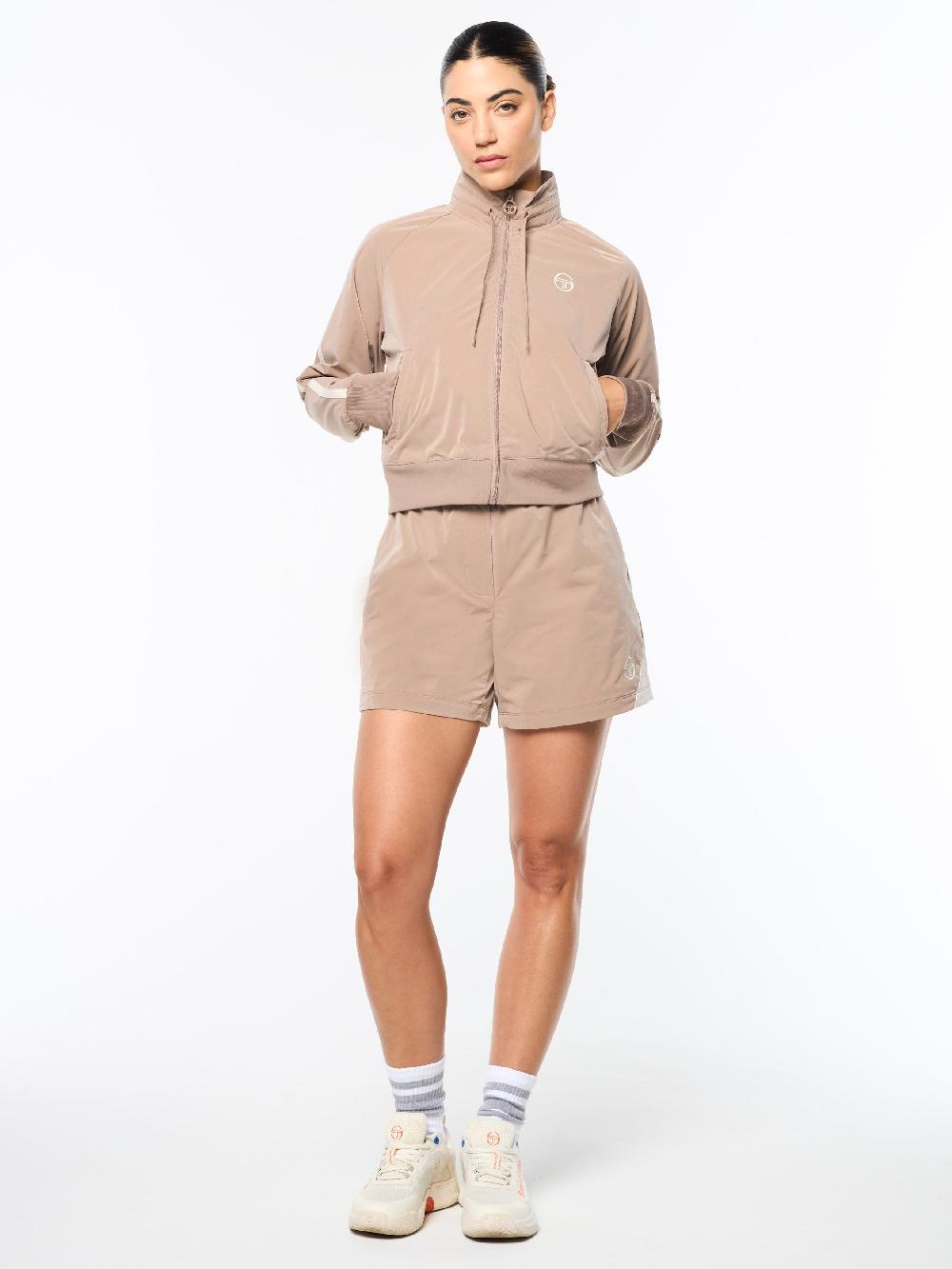 Egonlab X Sergio Tacchini Pippa Track Jacket- Taupe Grey