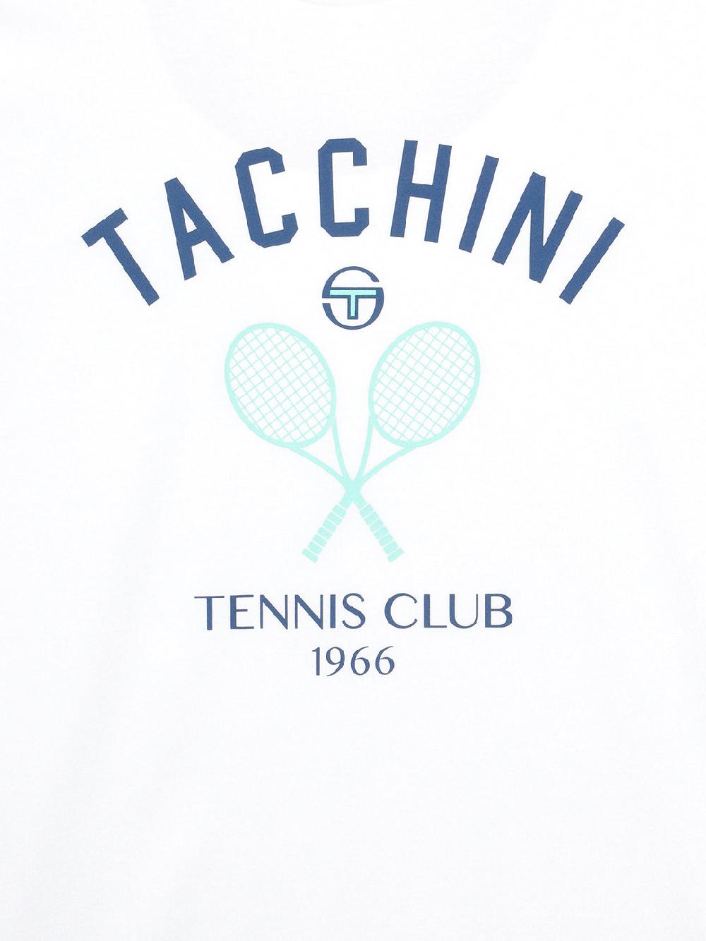 Egonlab X Sergio Tacchini Preppy Artwork T-Shirt- Off White