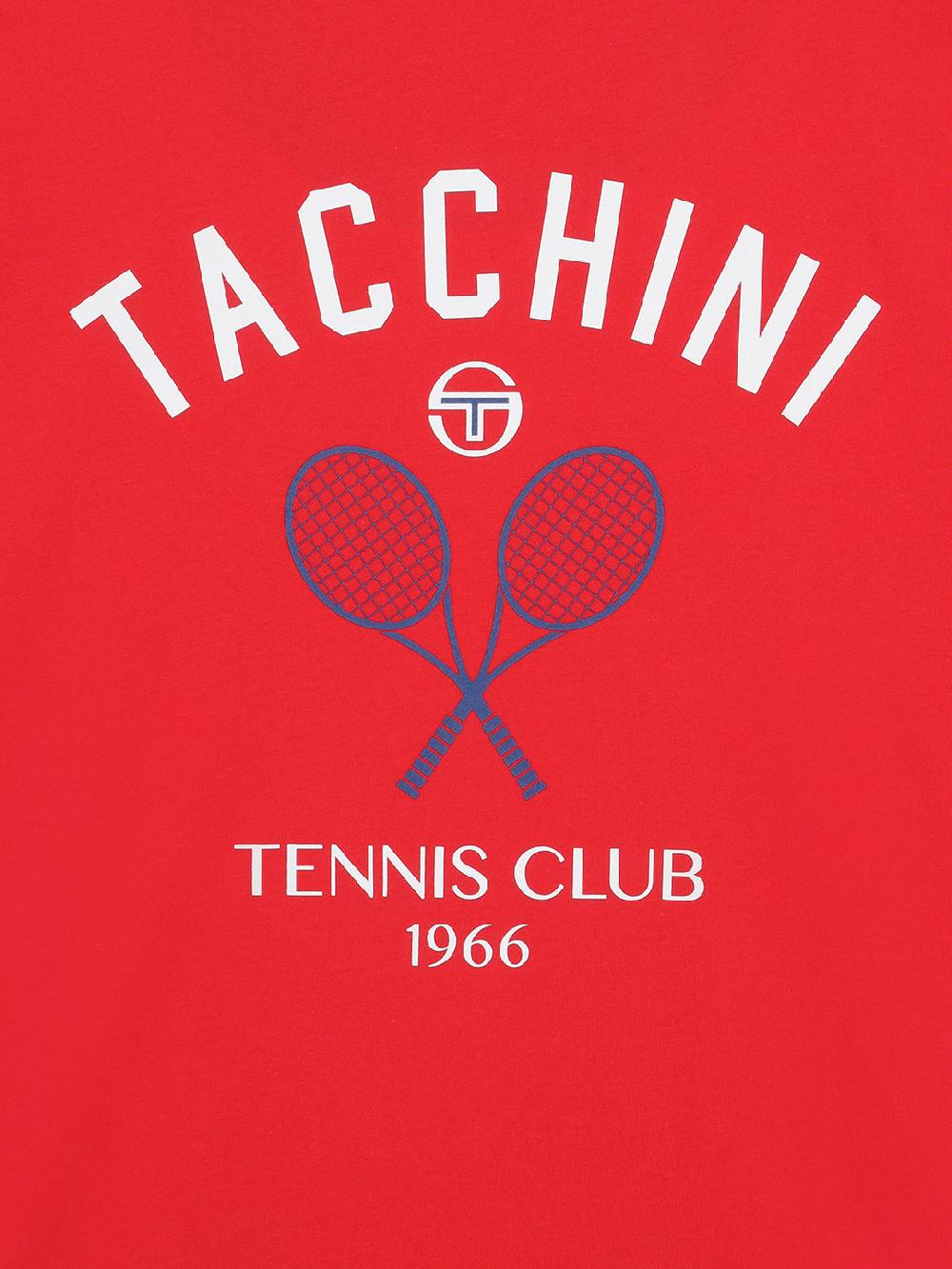 Egonlab X Sergio Tacchini Preppy Artwork T-Shirt- Red