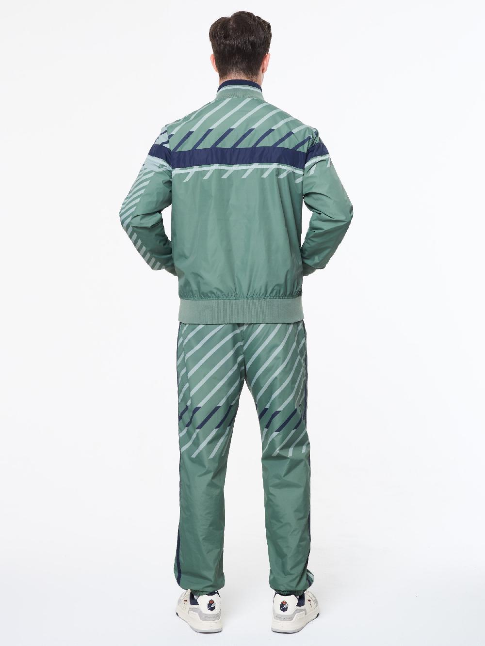 Egonlab X Sergio Tacchini Quadretto Track Jacket- Duck Green