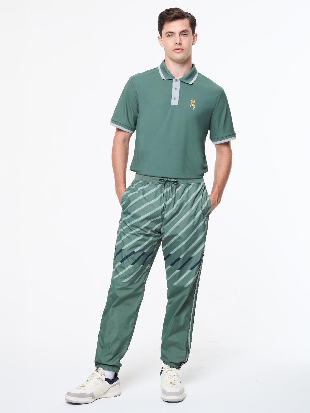 Egonlab X Sergio Tacchini Quadretto Track Pant- Duck Green