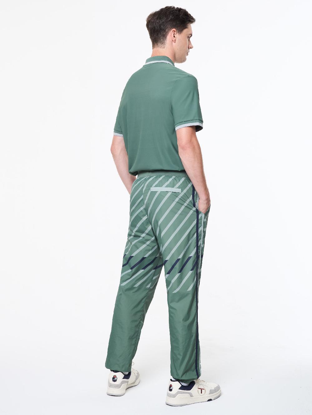 Egonlab X Sergio Tacchini Quadretto Track Pant- Duck Green
