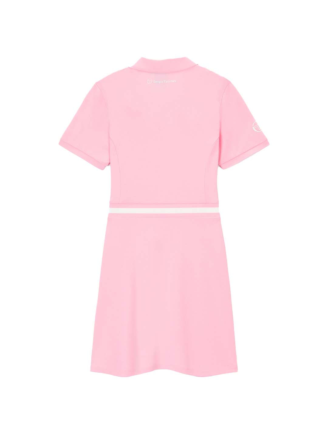 Egonlab X Sergio Tacchini Rally MCH Polo Dress- Light Pink