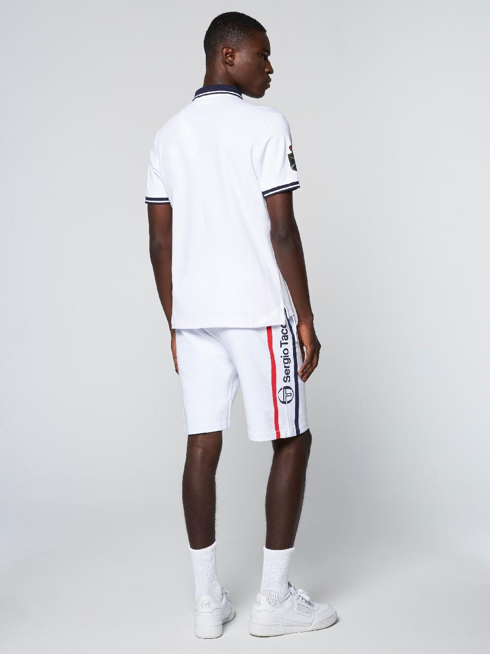 Egonlab X Sergio Tacchini RANKING STAFF POLO-White/ Navy