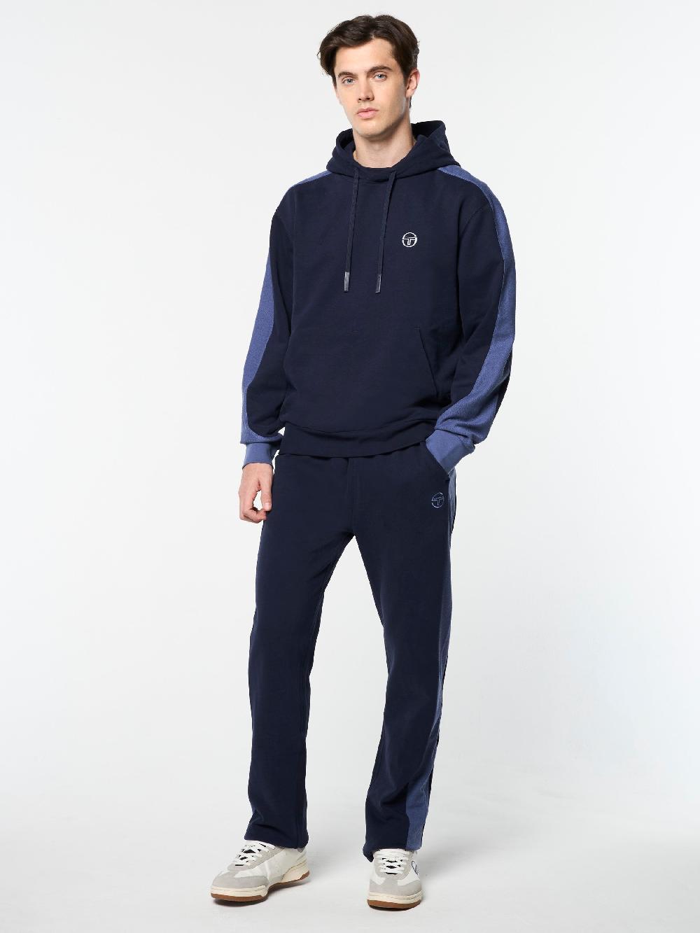 Egonlab X Sergio Tacchini Remo Hoodie- Maritime Blue