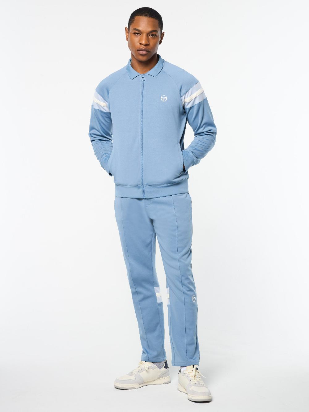 Egonlab X Sergio Tacchini Rimini Track Jacket- Faded Denim