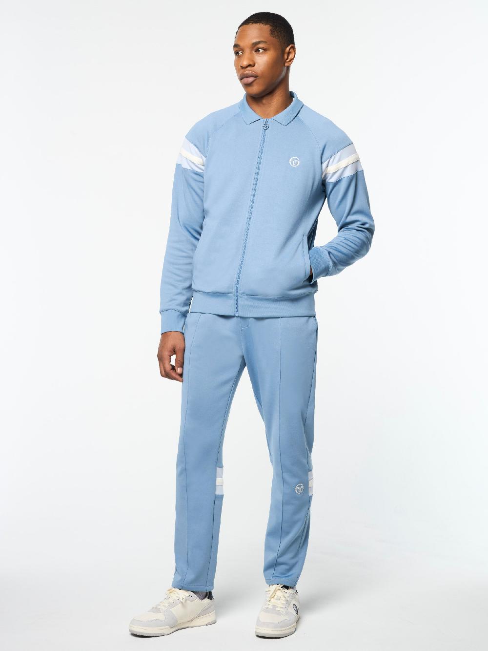 Egonlab X Sergio Tacchini Rimini Track Jacket- Faded Denim