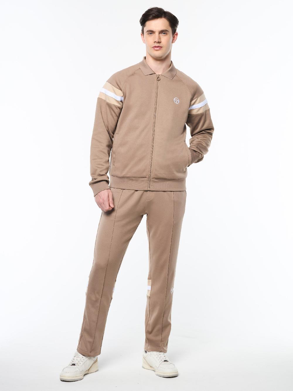 Egonlab X Sergio Tacchini Rimini Track Jacket- Taupe Grey