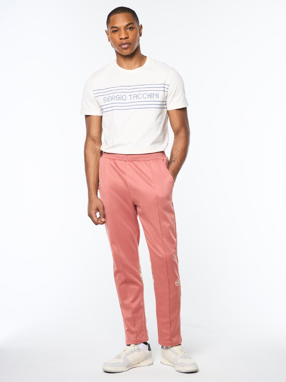 Egonlab X Sergio Tacchini Rimini Track Pant- Light Mahogany