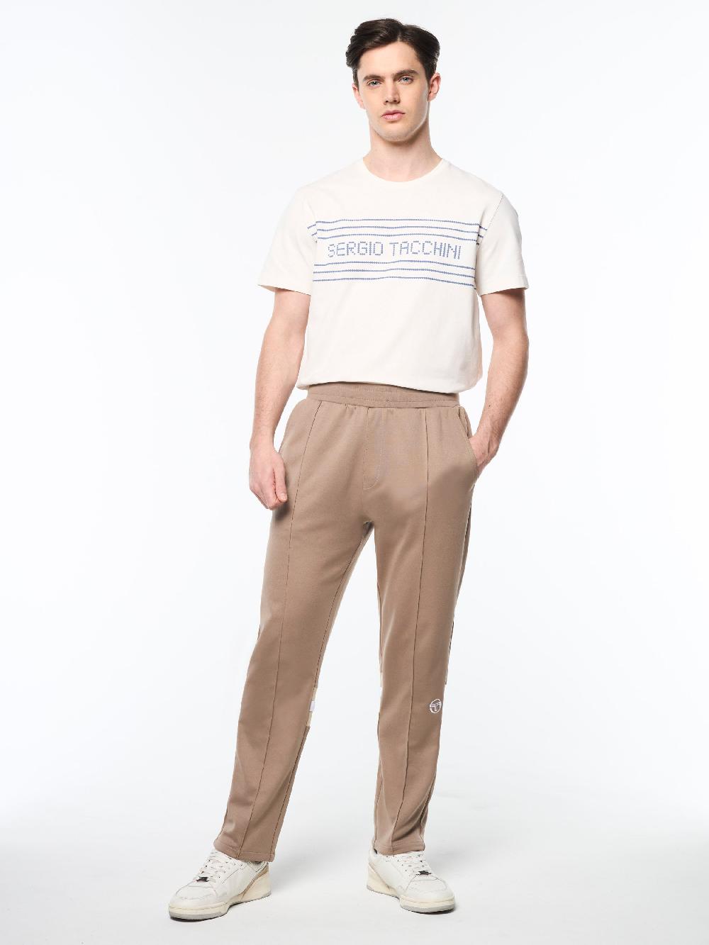Egonlab X Sergio Tacchini Rimini Track Pant- Taupe Grey