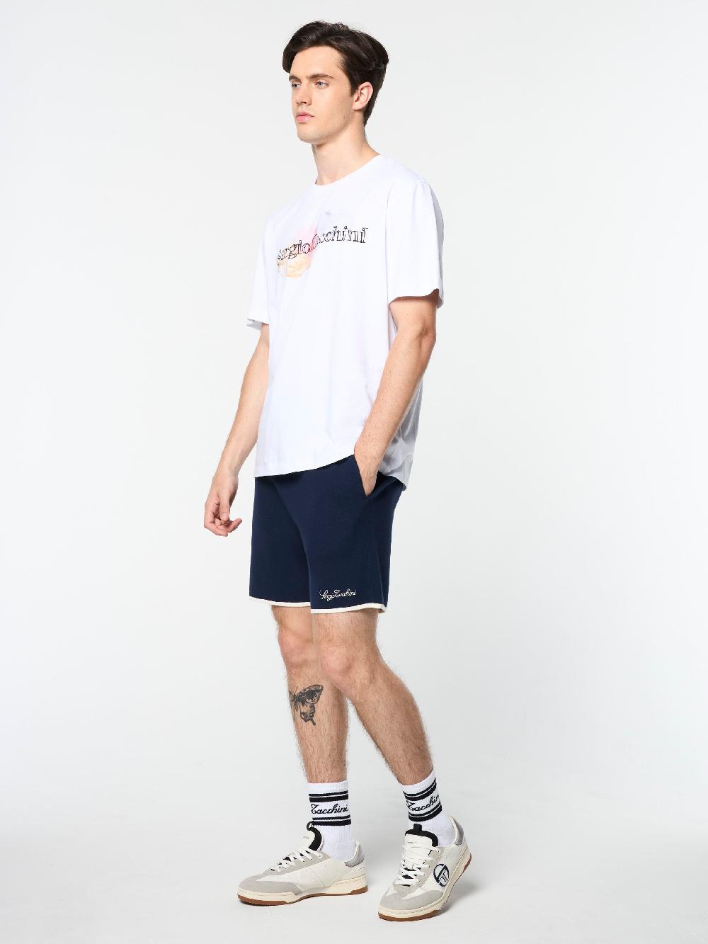 Egonlab X Sergio Tacchini Rin T-Shirt- Brilliant White