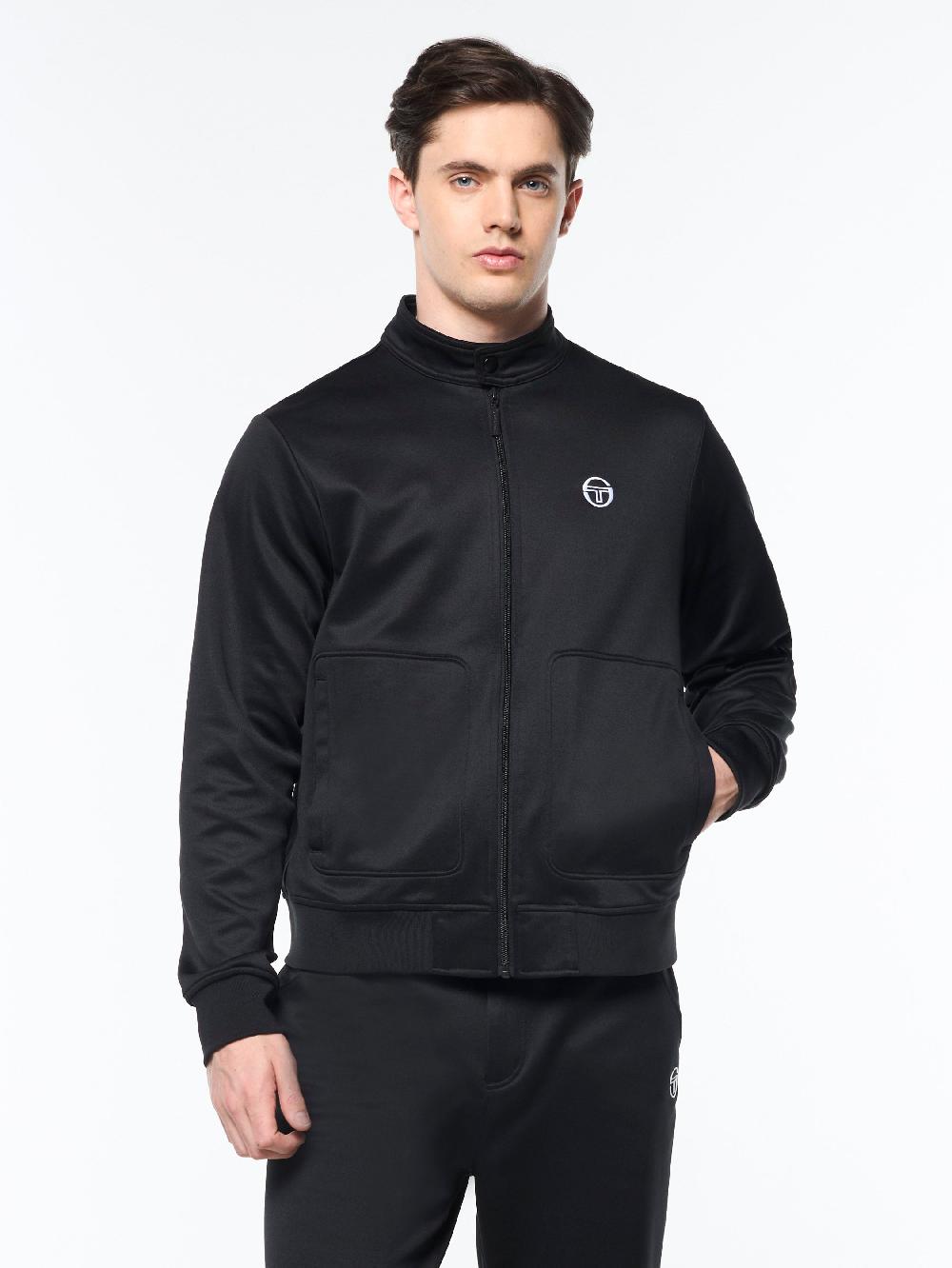 Egonlab X Sergio Tacchini Sandro Track Jacket- Black Beauty
