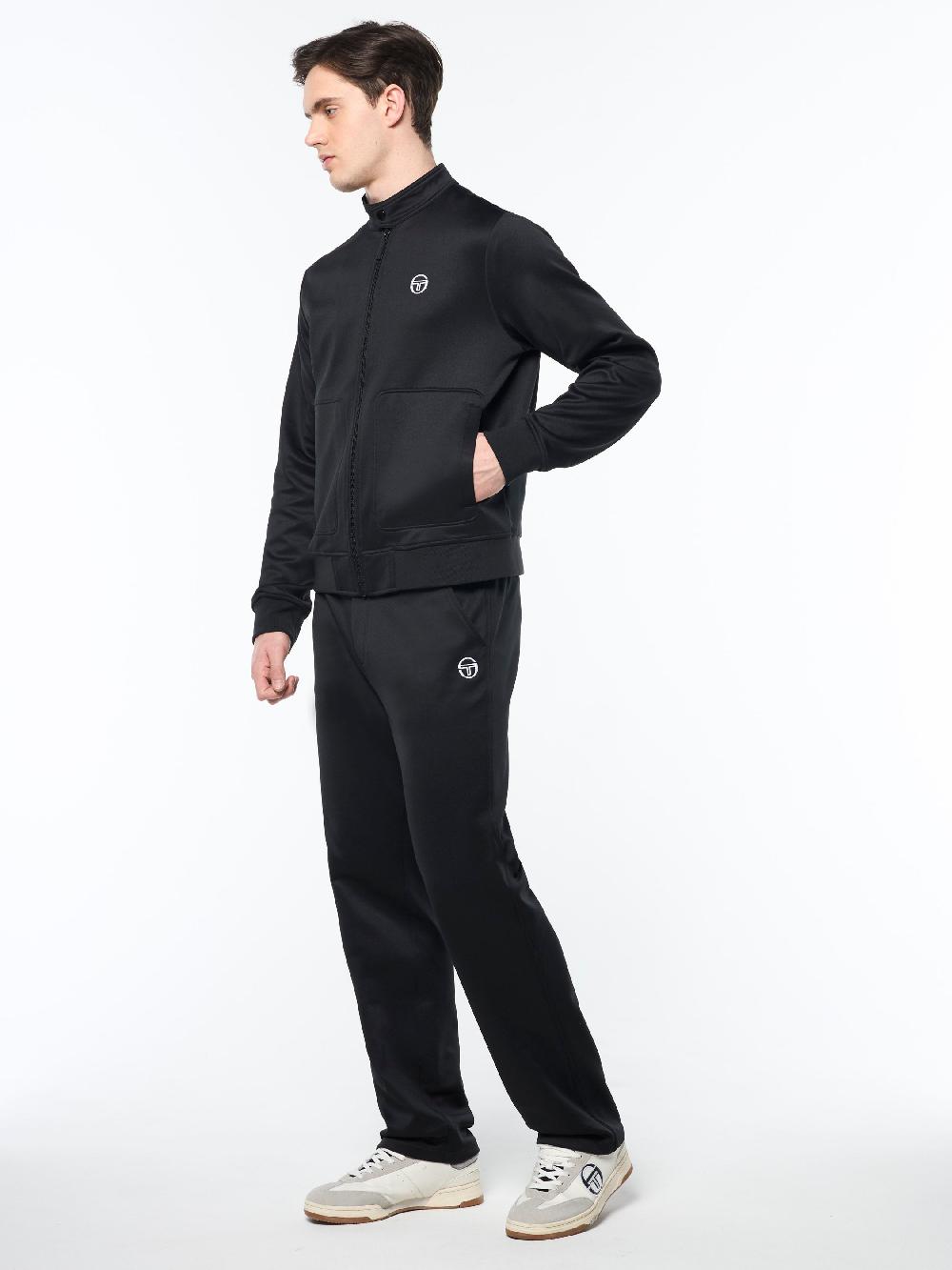 Egonlab X Sergio Tacchini Sandro Track Jacket- Black Beauty