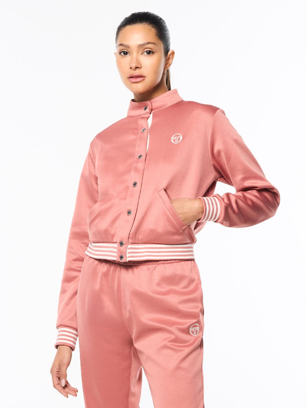 Egonlab X Sergio Tacchini Sienna Track Jacket- Light Mahogany