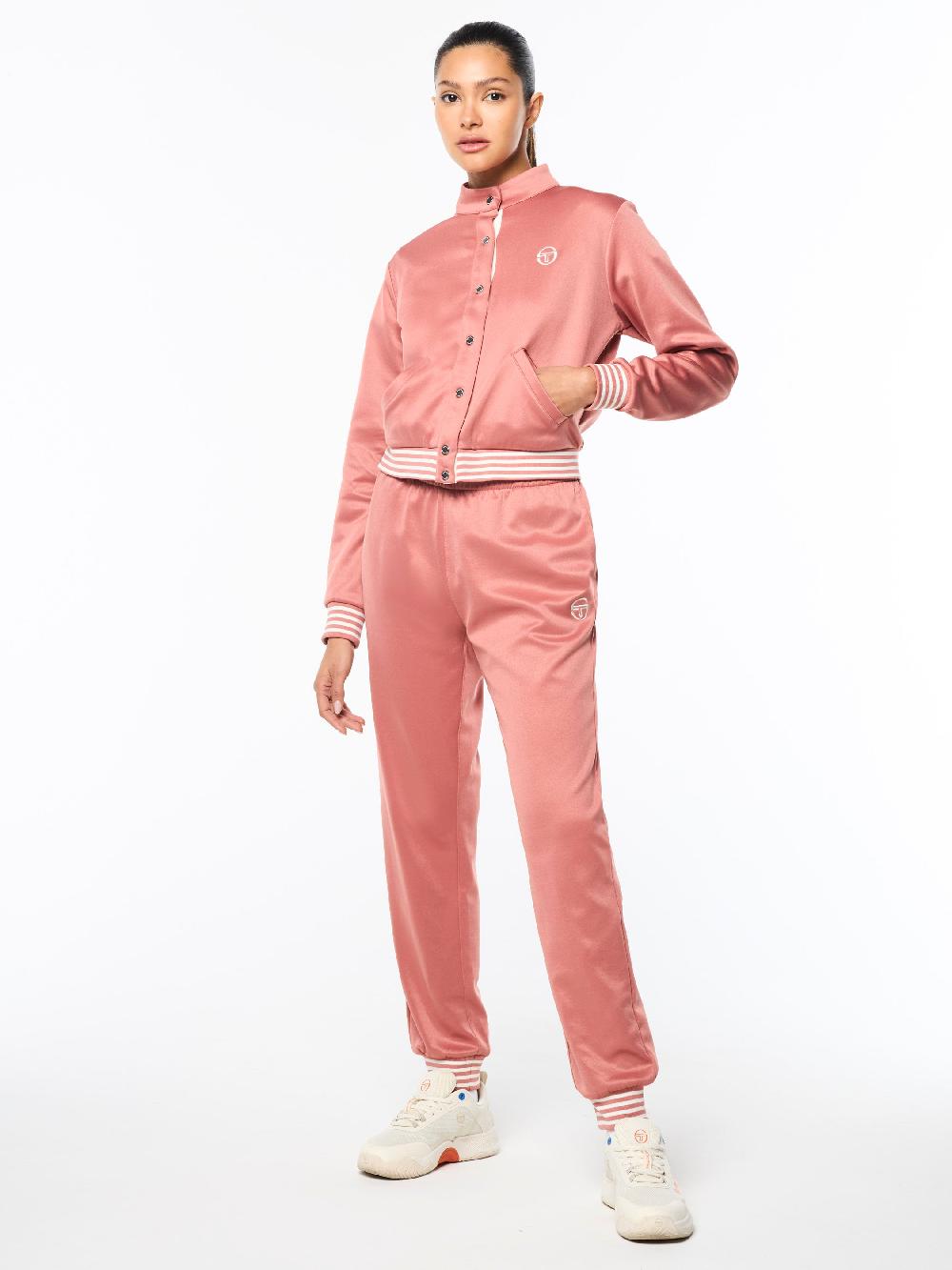 Egonlab X Sergio Tacchini Sienna Track Jacket- Light Mahogany