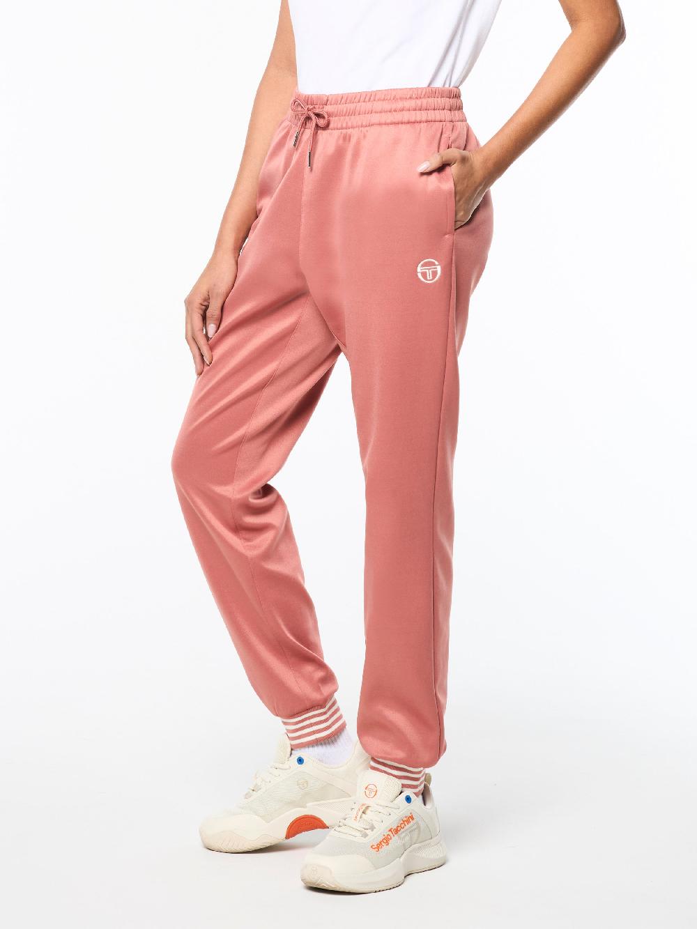 Egonlab X Sergio Tacchini Sienna Track Pant- Light Mahogany