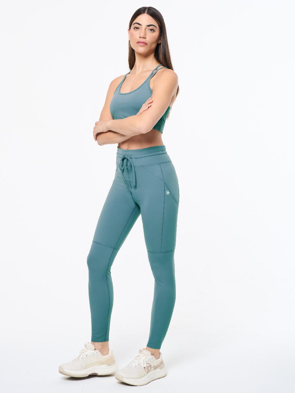 Egonlab X Sergio Tacchini Silvia Sports Bra- Duck Green