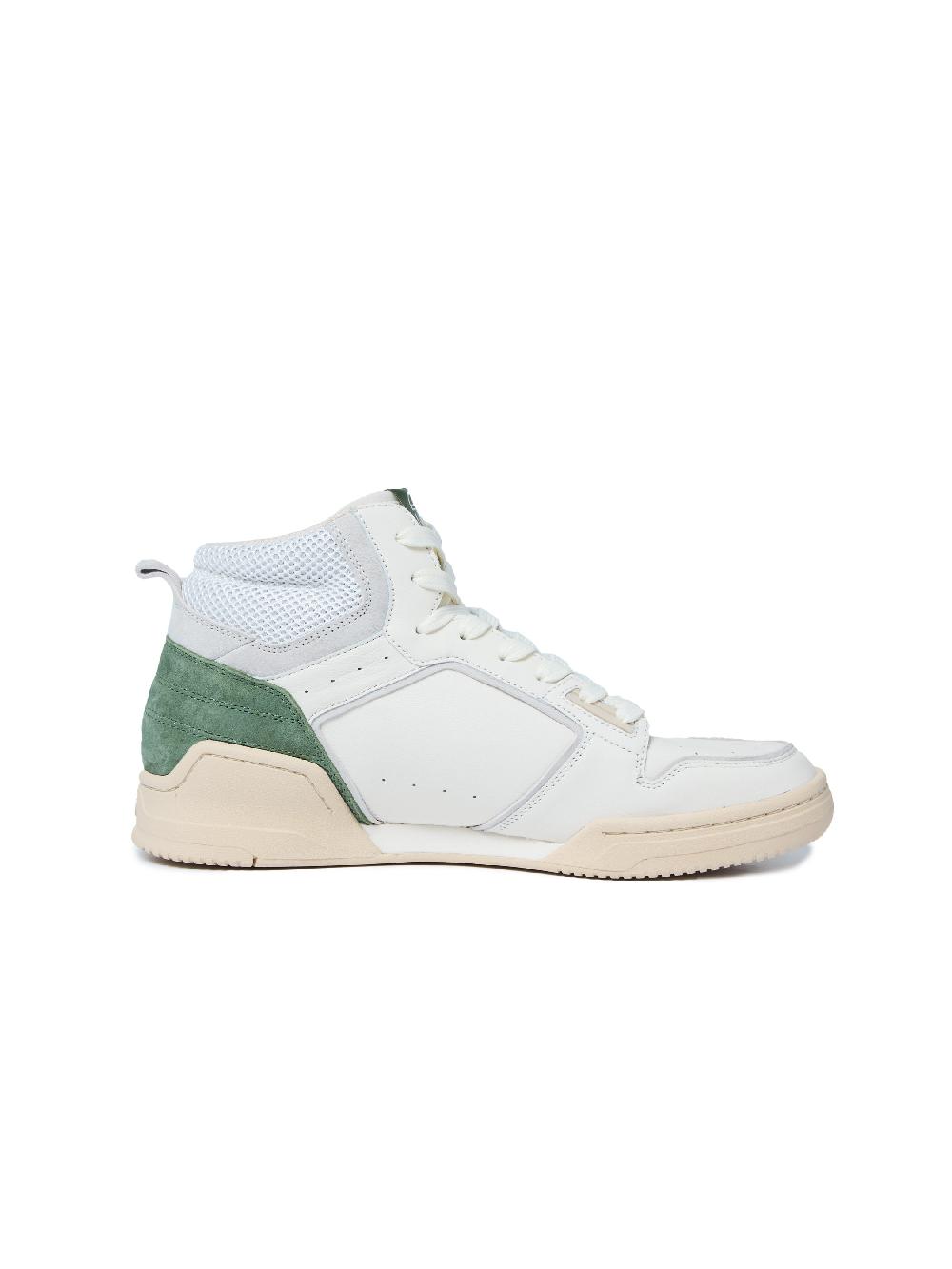 Egonlab X Sergio Tacchini Slam Shot Hi DA Ultra- Antique White/ Wood Ash/ Garden Green