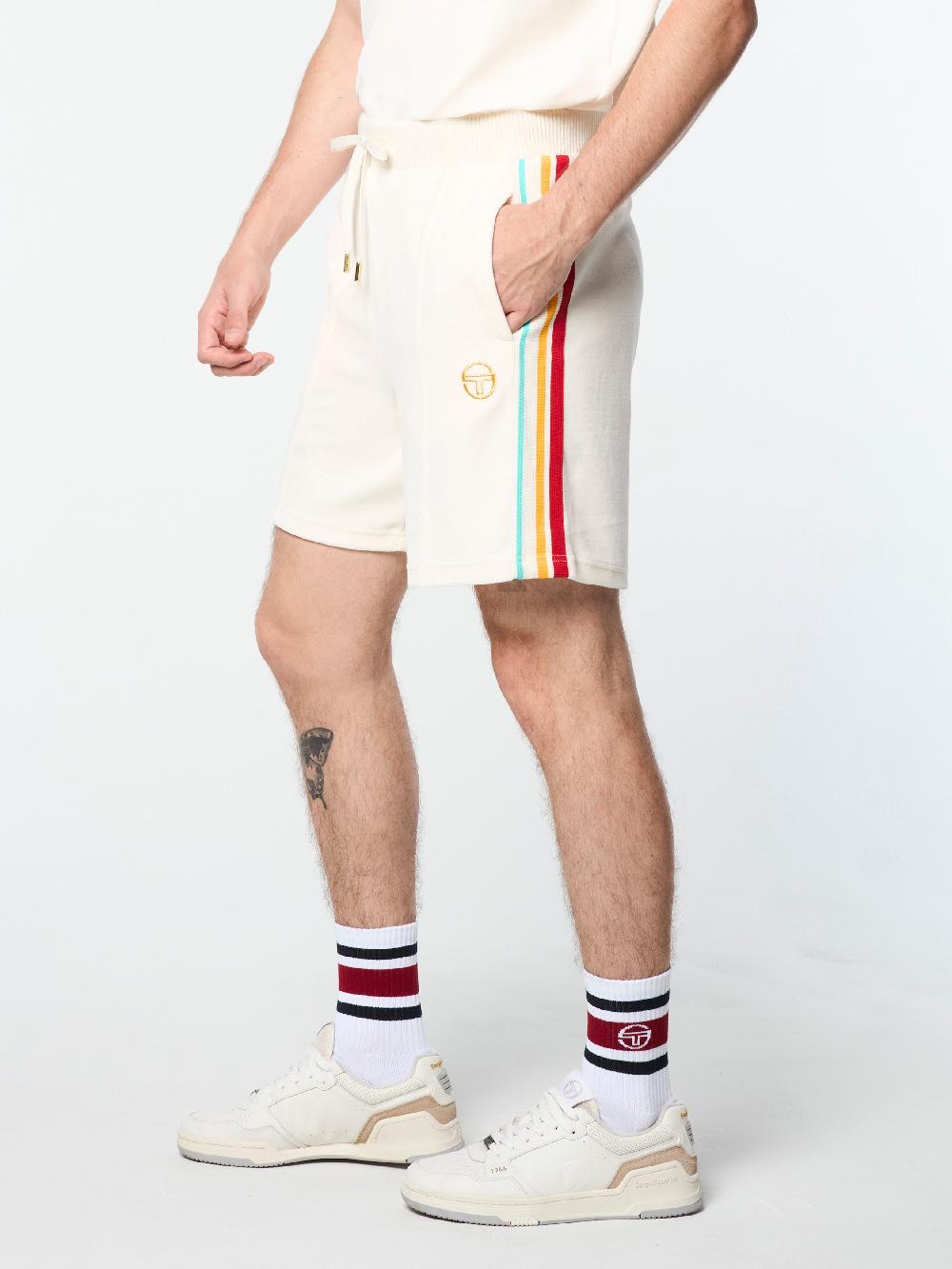 Egonlab X Sergio Tacchini Slice Short- Gardenia/ Gold