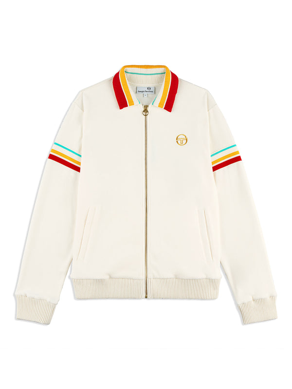 egonlab x sergio tacchini Slice Track Jacket- Gardenia/ Gold