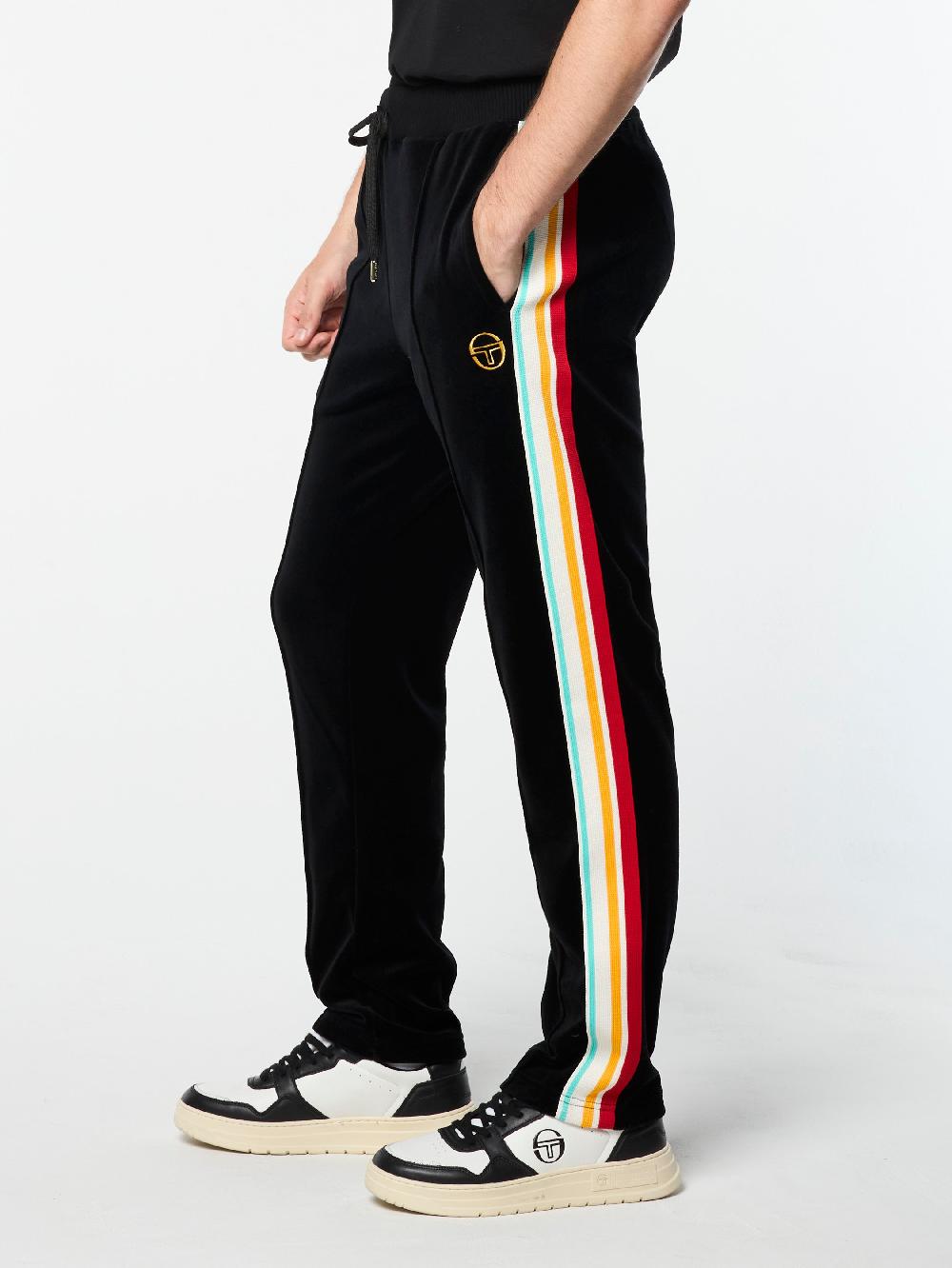 Egonlab X Sergio Tacchini Slice Track Pant- Black/ Black