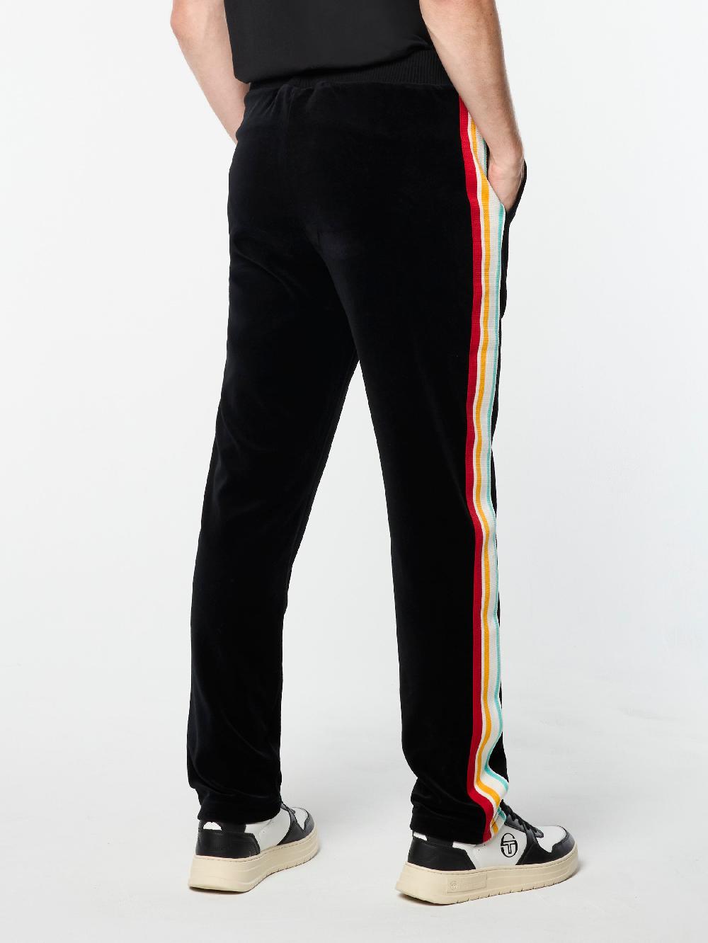 Egonlab X Sergio Tacchini Slice Track Pant- Black/ Black
