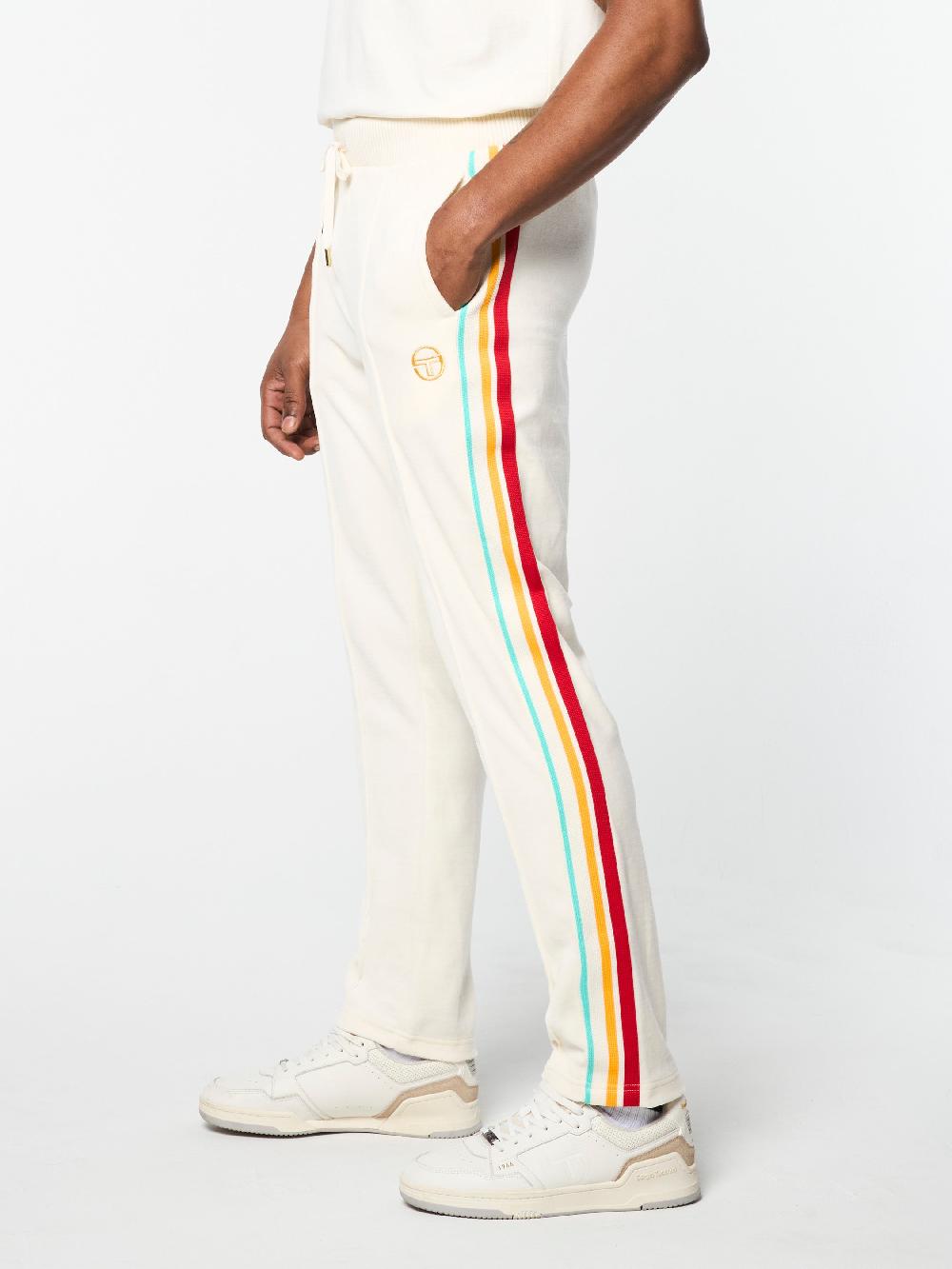 Egonlab X Sergio Tacchini Slice Track Pant- Gardenia/ Gold