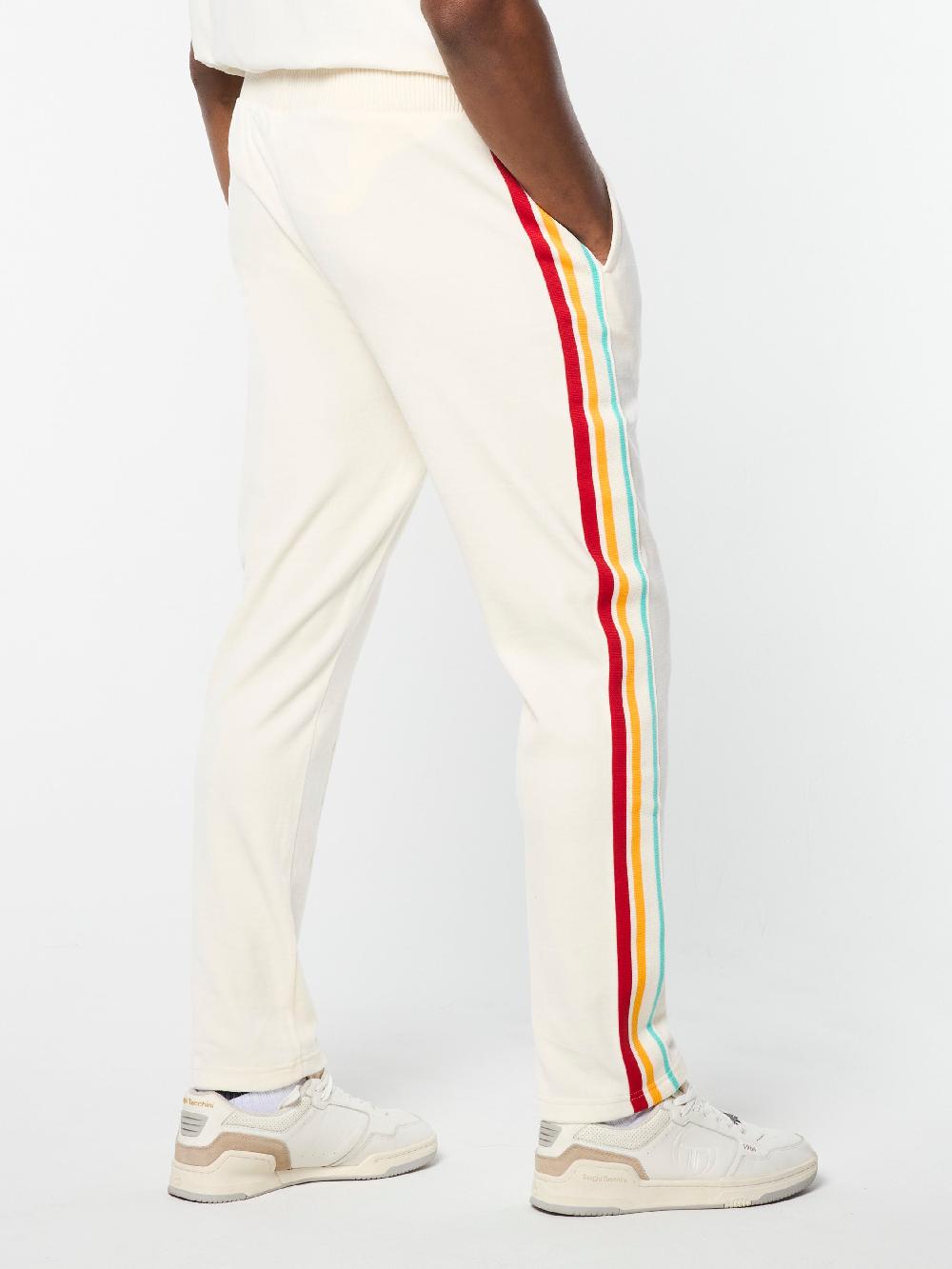 Egonlab X Sergio Tacchini Slice Track Pant- Gardenia/ Gold