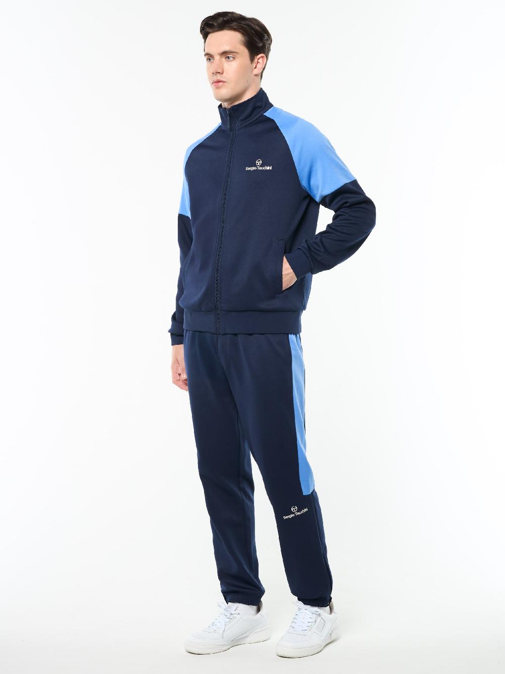 Egonlab X Sergio Tacchini Spacco Track Jacket- Maritime Blue