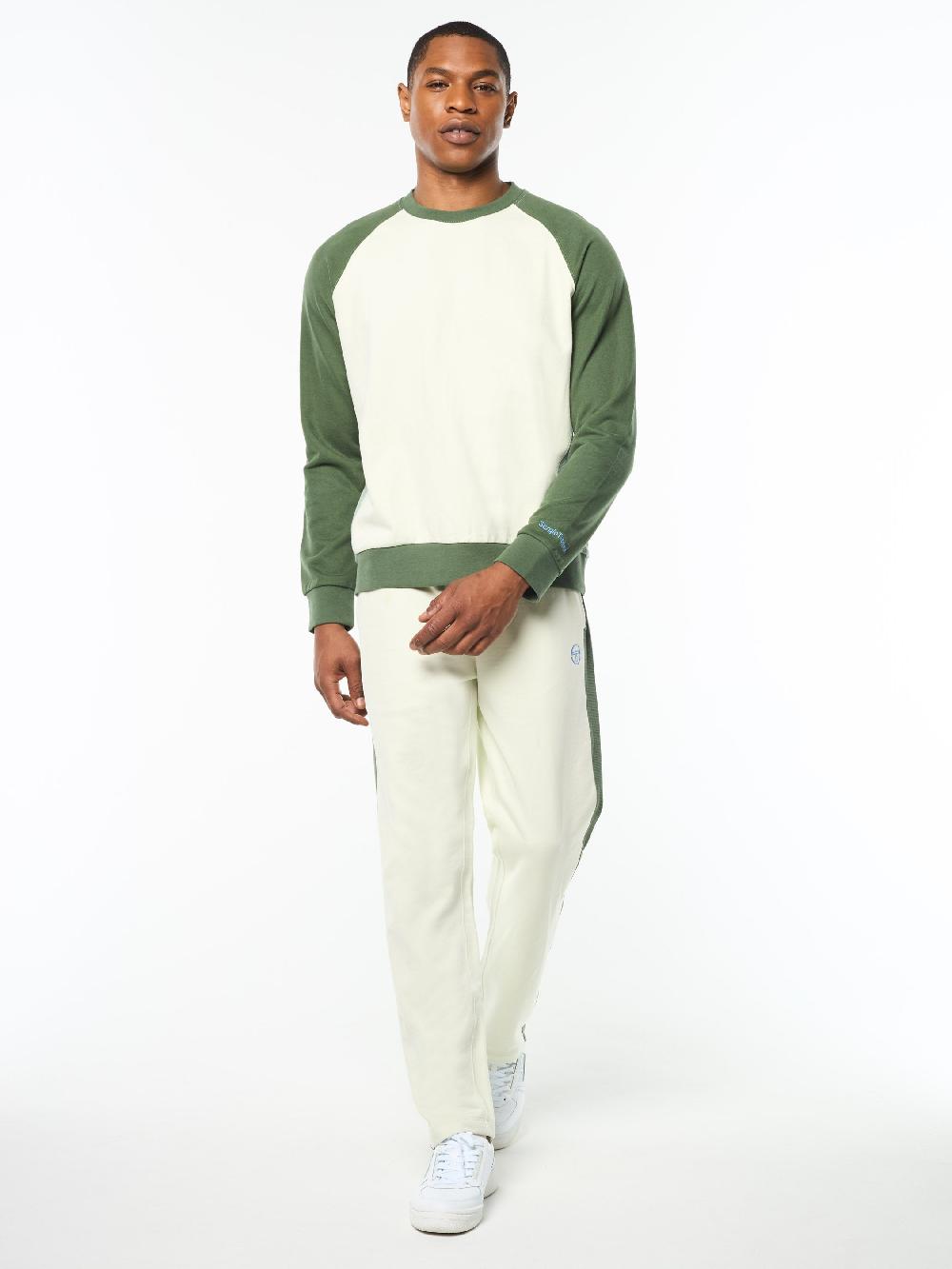 Egonlab X Sergio Tacchini Suonare Crewneck- Almost Aqua