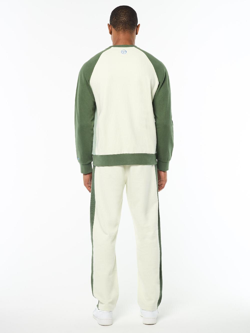 Egonlab X Sergio Tacchini Suonare Crewneck- Almost Aqua