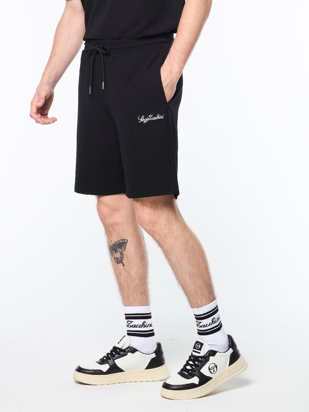 Egonlab X Sergio Tacchini Suveniri Shorts- Black Beauty