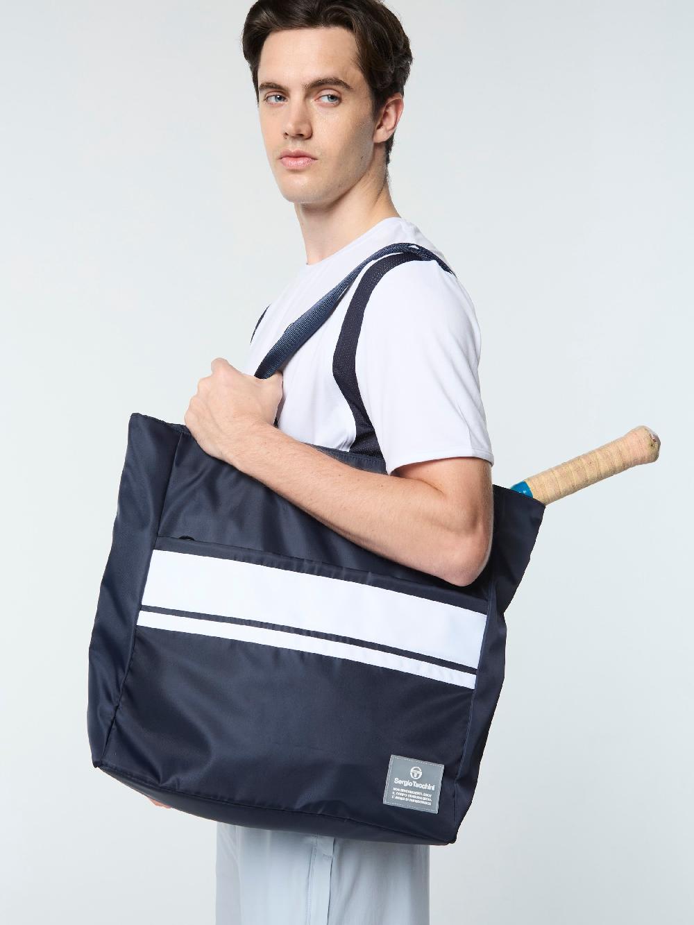 Egonlab X Sergio Tacchini Tennis Tote- Maritime Blue
