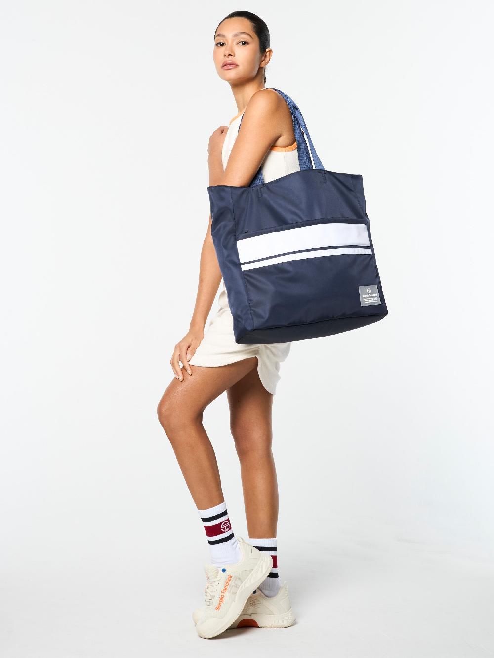 Egonlab X Sergio Tacchini Tennis Tote- Maritime Blue