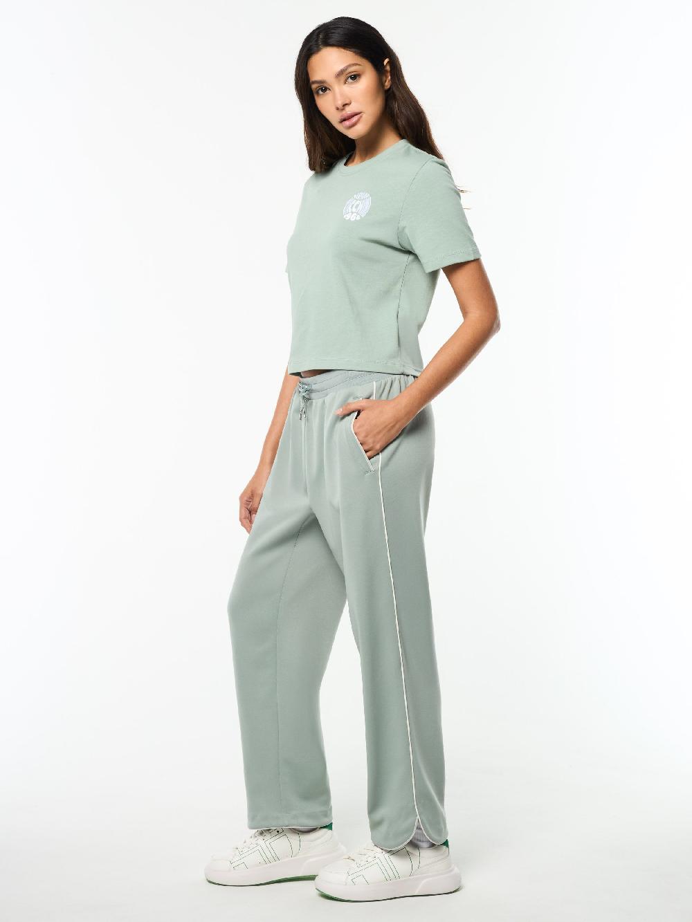 Egonlab X Sergio Tacchini Terina T-Shirt- Slate Gray