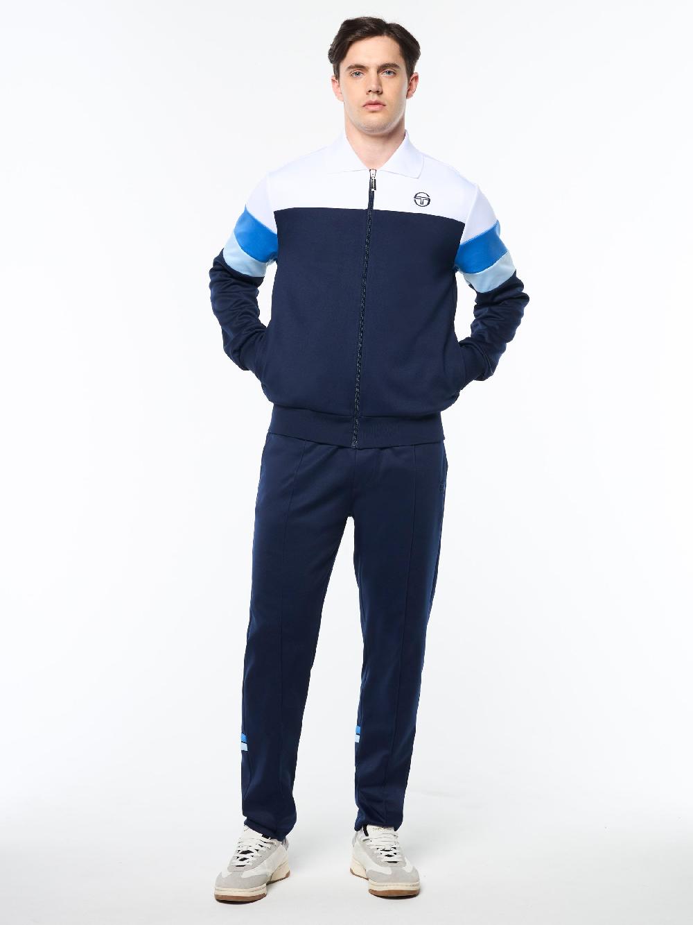 Egonlab X Sergio Tacchini Tomme Track Jacket Archivio- Maritime Blue