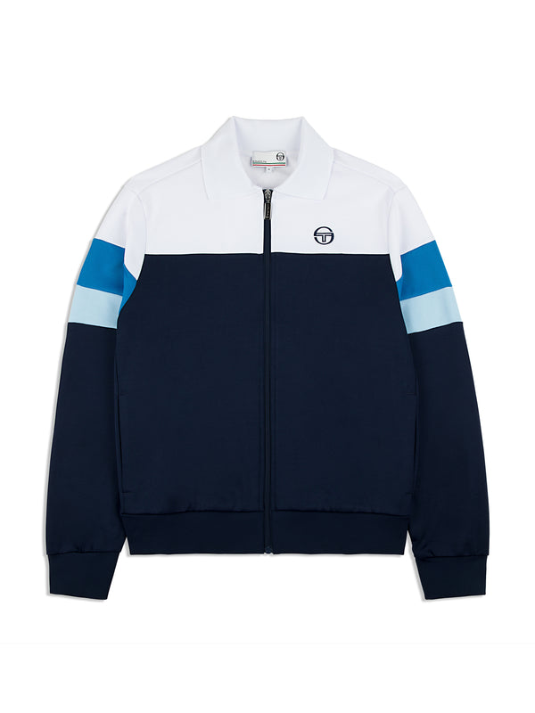 egonlab x sergio tacchini Tomme Track Jacket Archivio- Maritime Blue