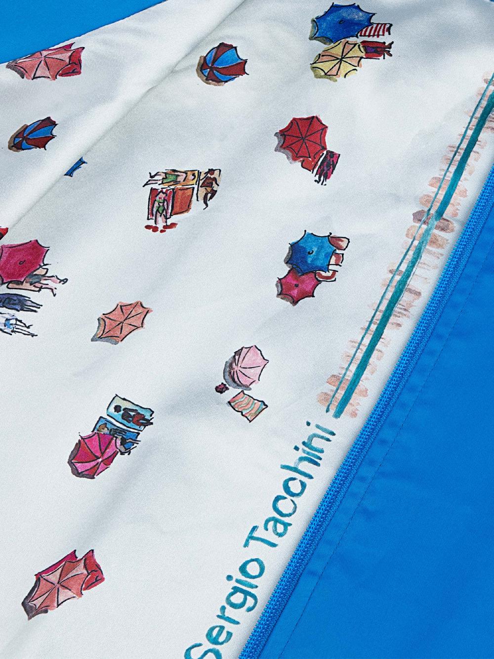 Egonlab X Sergio Tacchini Tosca Varsity Jacket- French Blue