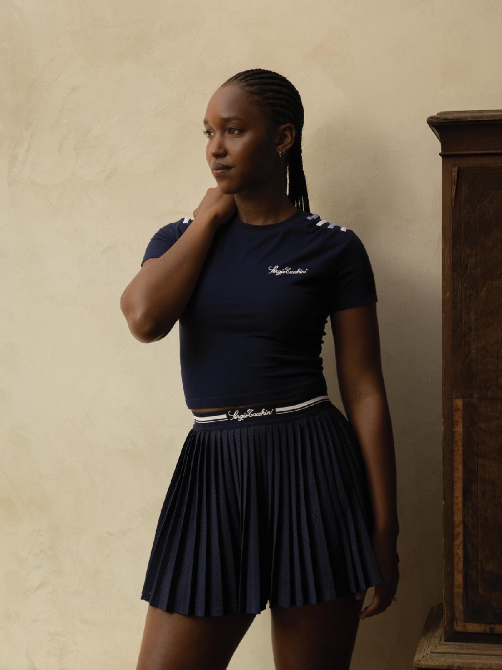 Egonlab X Sergio Tacchini Verona Mesh Skort- Maritime Blue